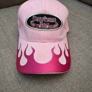 Daytona Beach Pink Flame Hat